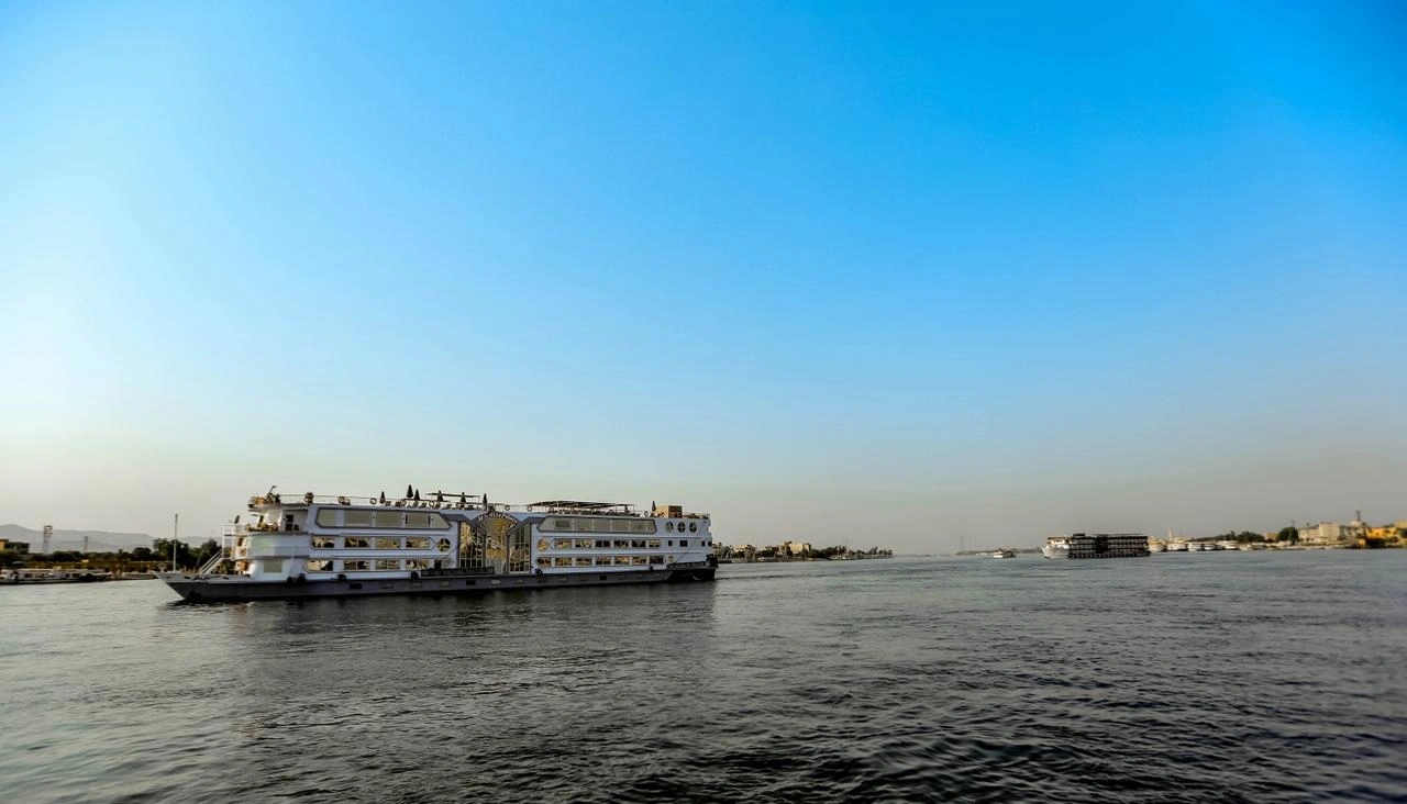 Sun deck of the MS Nile Palace Cruise Nile cruise